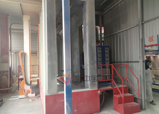 qualité Les équipements d'industrie saupoudrent automatiquement la ligne de revêtement pour la porte en métal usine
