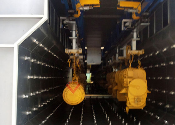 qualité Le refroidissement saupoudrent dedans la ligne de revêtement chaîne de convoyeur accrochante d'équipement dans la ligne de peinture usine