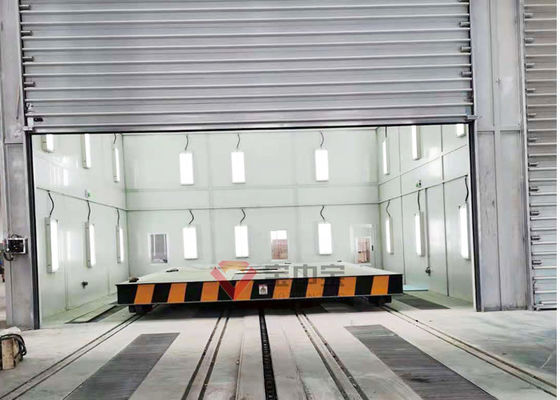 qualité Cabine de jet militaire avec la ligne lourde de cabine de peinture de machine de rail bas de transport usine