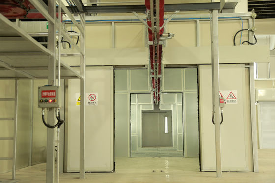 qualité Composants militaires d'industrie de cabine de peinture peignant la chaîne de production système de Conyner usine