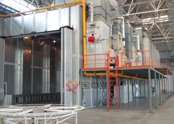 qualité Ligne de peinture d'industrie pour la ligne de peinture de lames d'énergie éolienne de turbine de vent usine