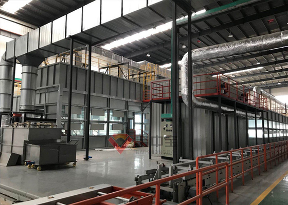 Les avions pulvérisent la chaîne de production de peinture de cabine de peinture d'espace de cabine