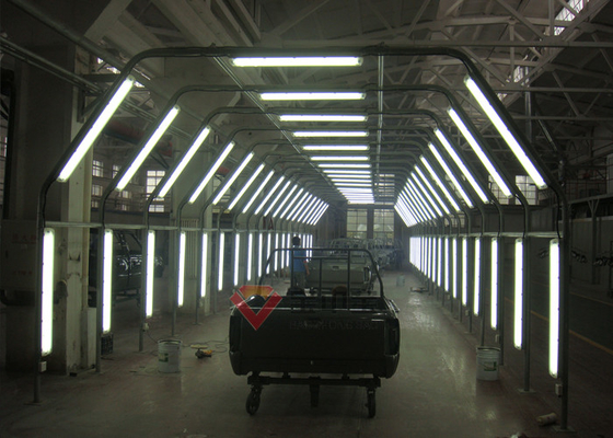 Tunnel de allumage automatique d'inspection pour la ligne de peinture de voiture ligne de peinture automatique équipements