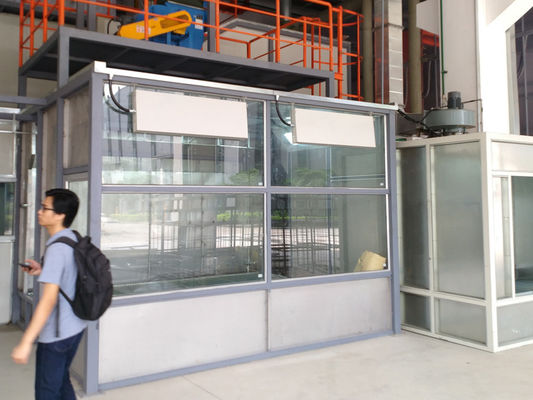 qualité La voiture partie la chaîne de production de peinture de poudre liquide minimum de 2.5m usine