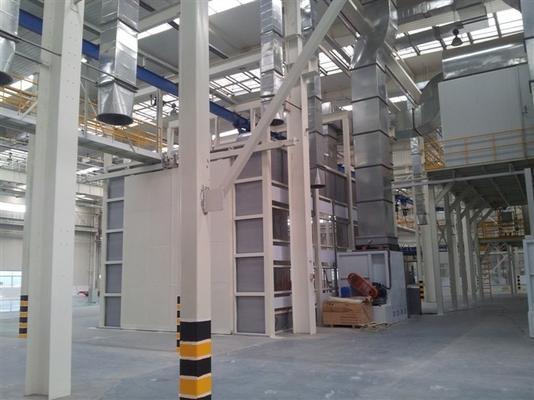 Cabine liquide automatique de peinture de production d'industrie